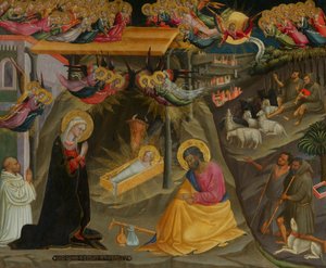 Nativity (tempera på trä)